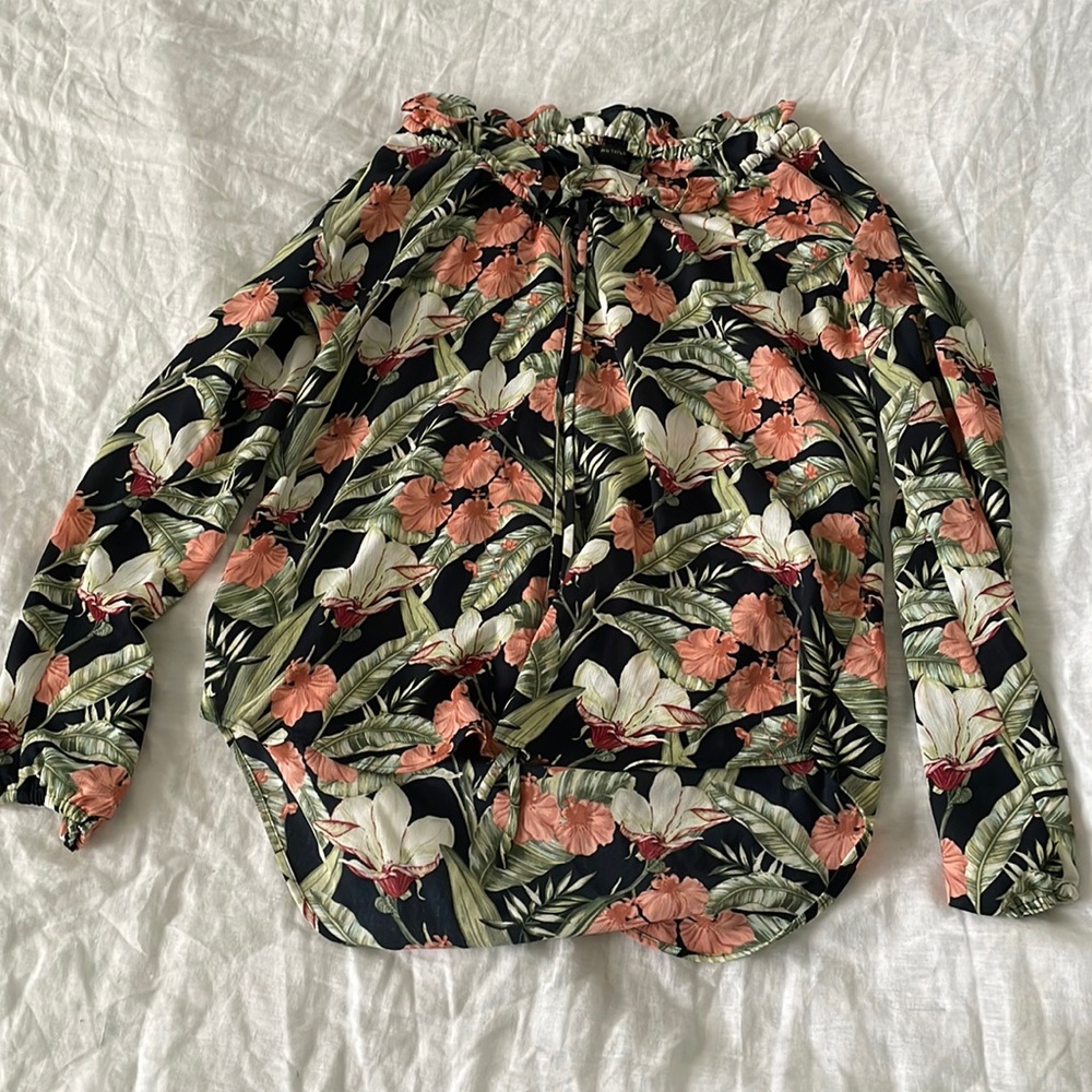 Ann Taylor Floral Print Blouse
